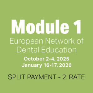 Early Bird Ticket / ENDE Module 1 (SPLIT PAYMENT 2. RATE)